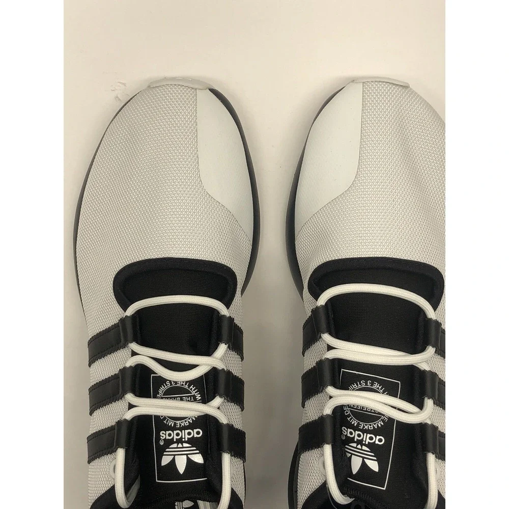 Adidas SL Rise Mens White‎ Black Mesh Athletic Running Shoes Size 9
